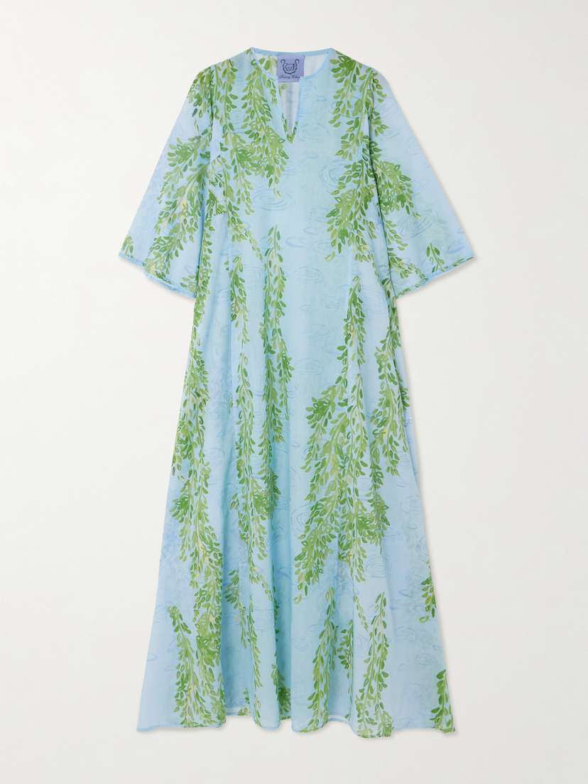 Thierry Colson Rachel Printed Cotton-voile Kaftan