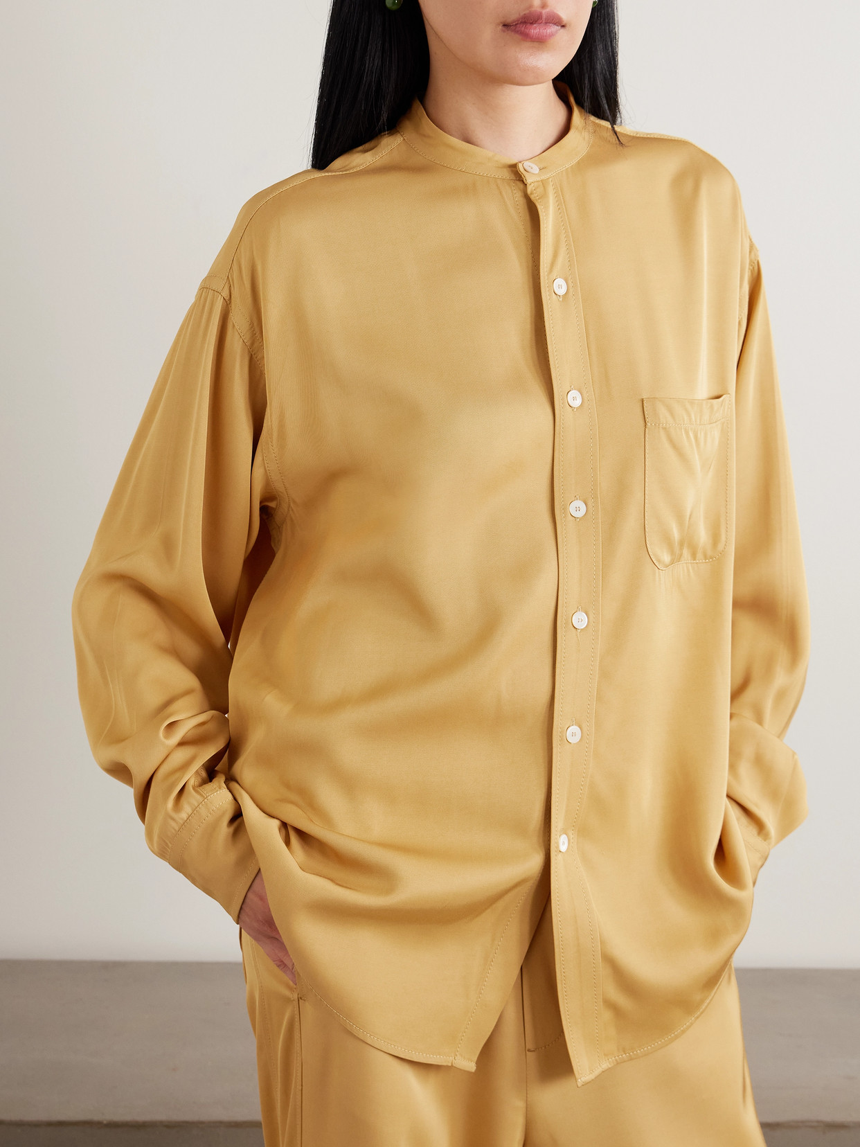 Satin-Twill Shirt