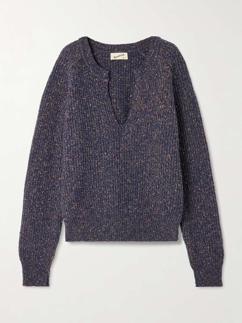Sanderlak Ribbed Wool-blend Sweater