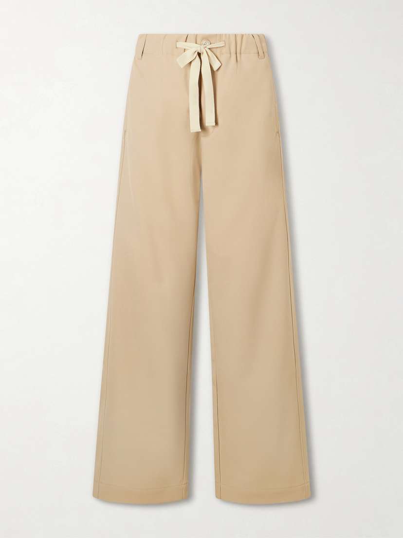 Sanderlak Twill Wide-leg Pants