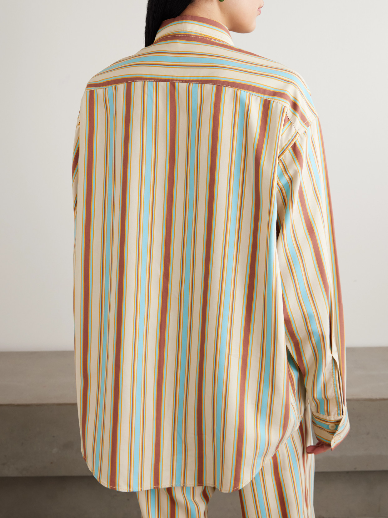 Striped Poplin Shirt
