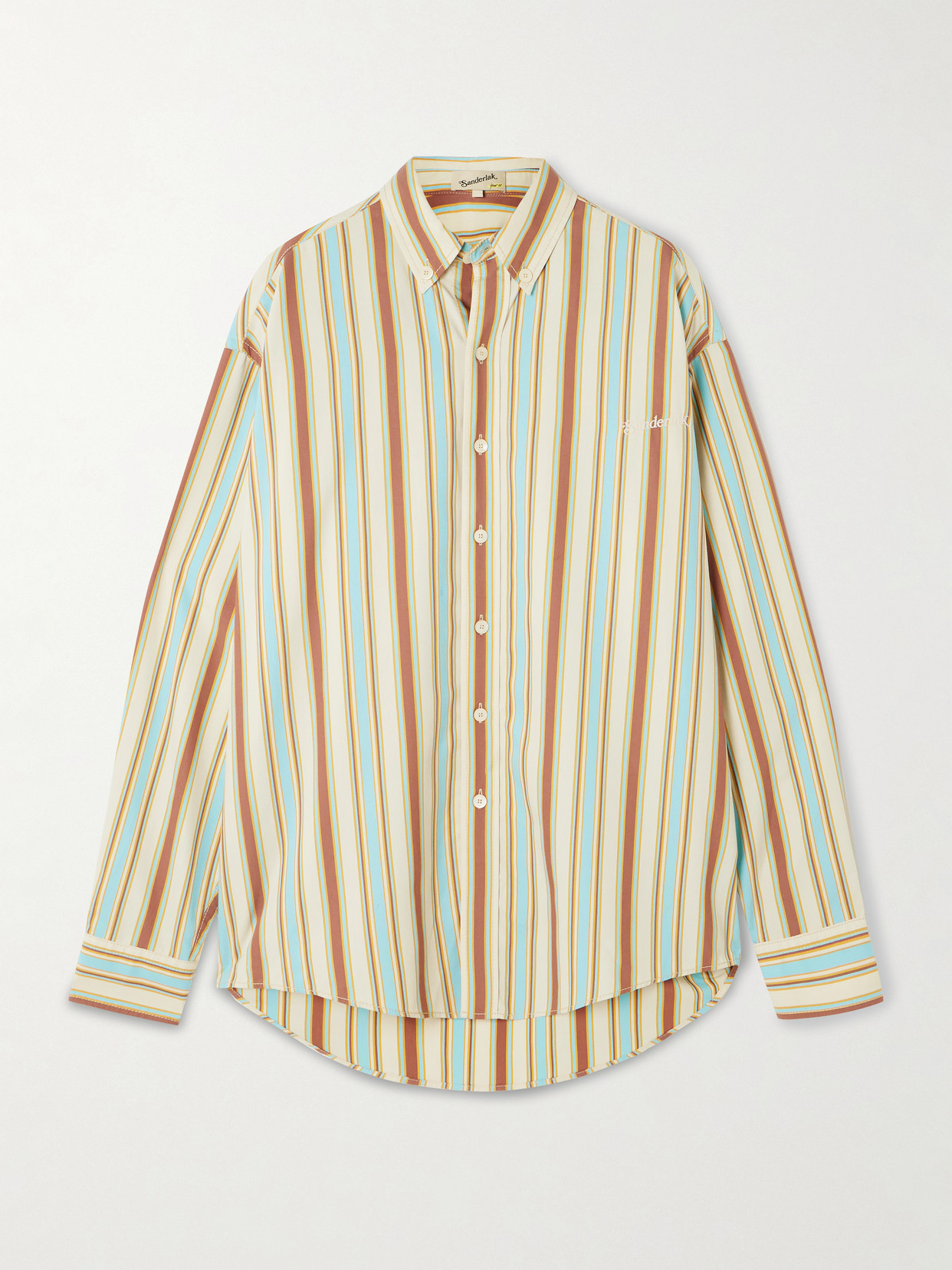 Striped Poplin Shirt