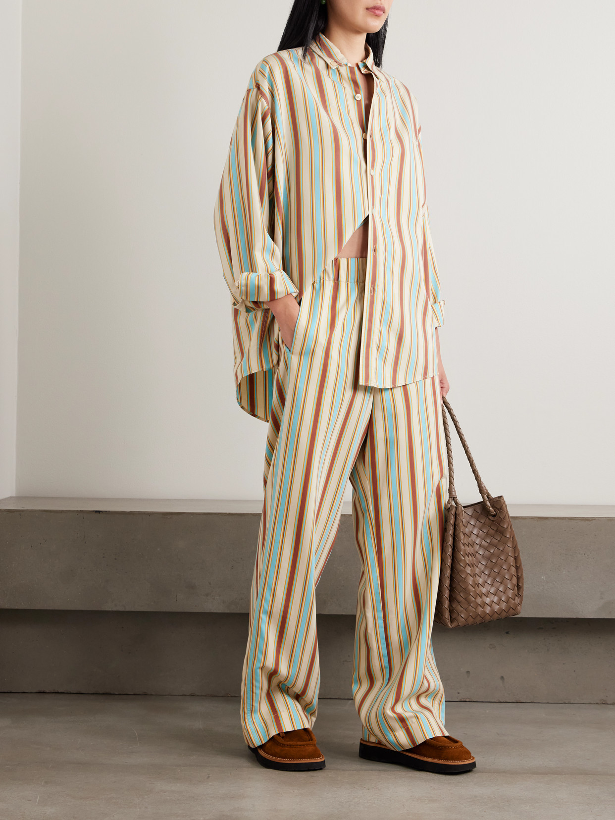 Striped Poplin Shirt