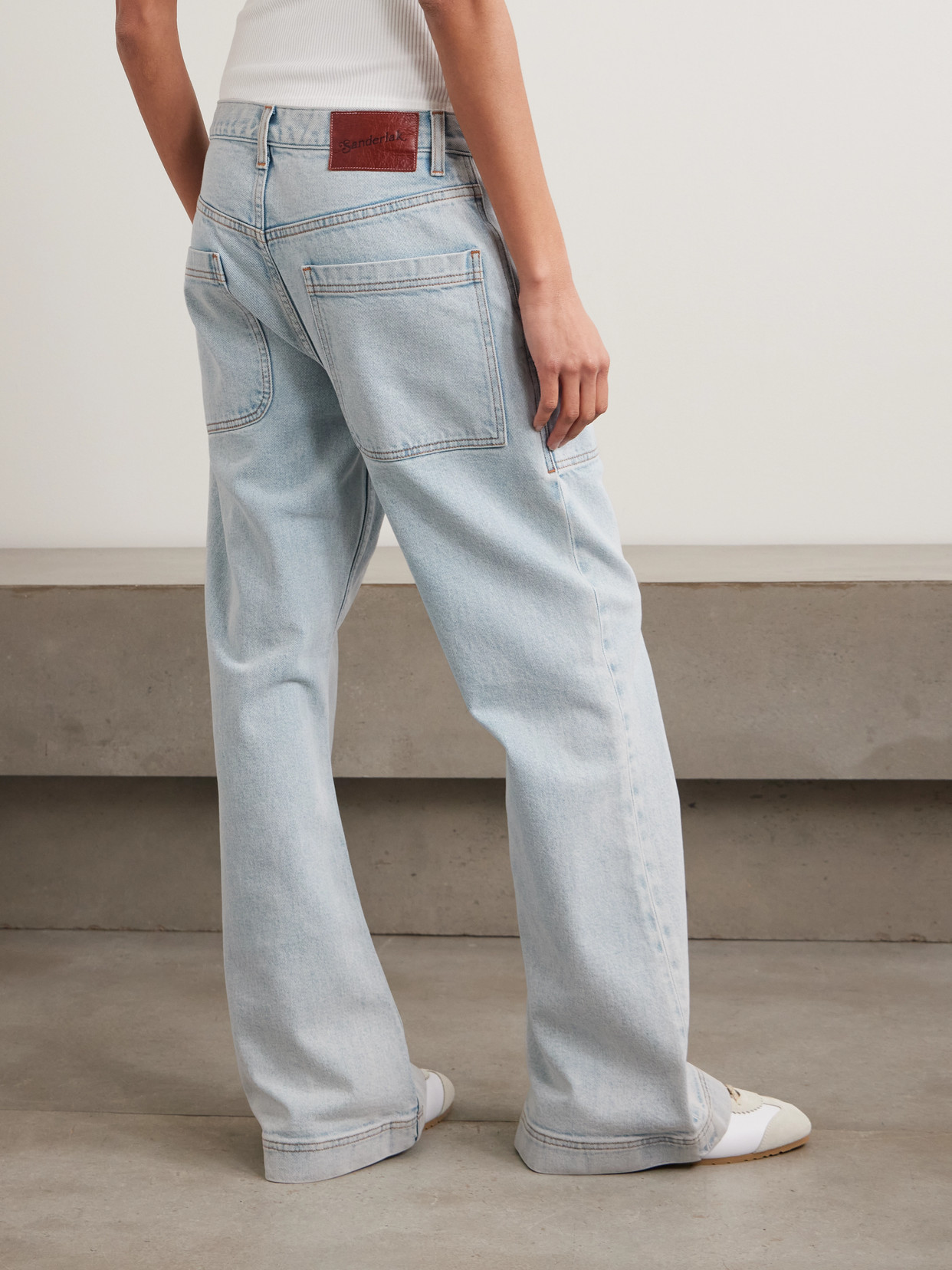 Sanderlak Flared Jeans In Blue