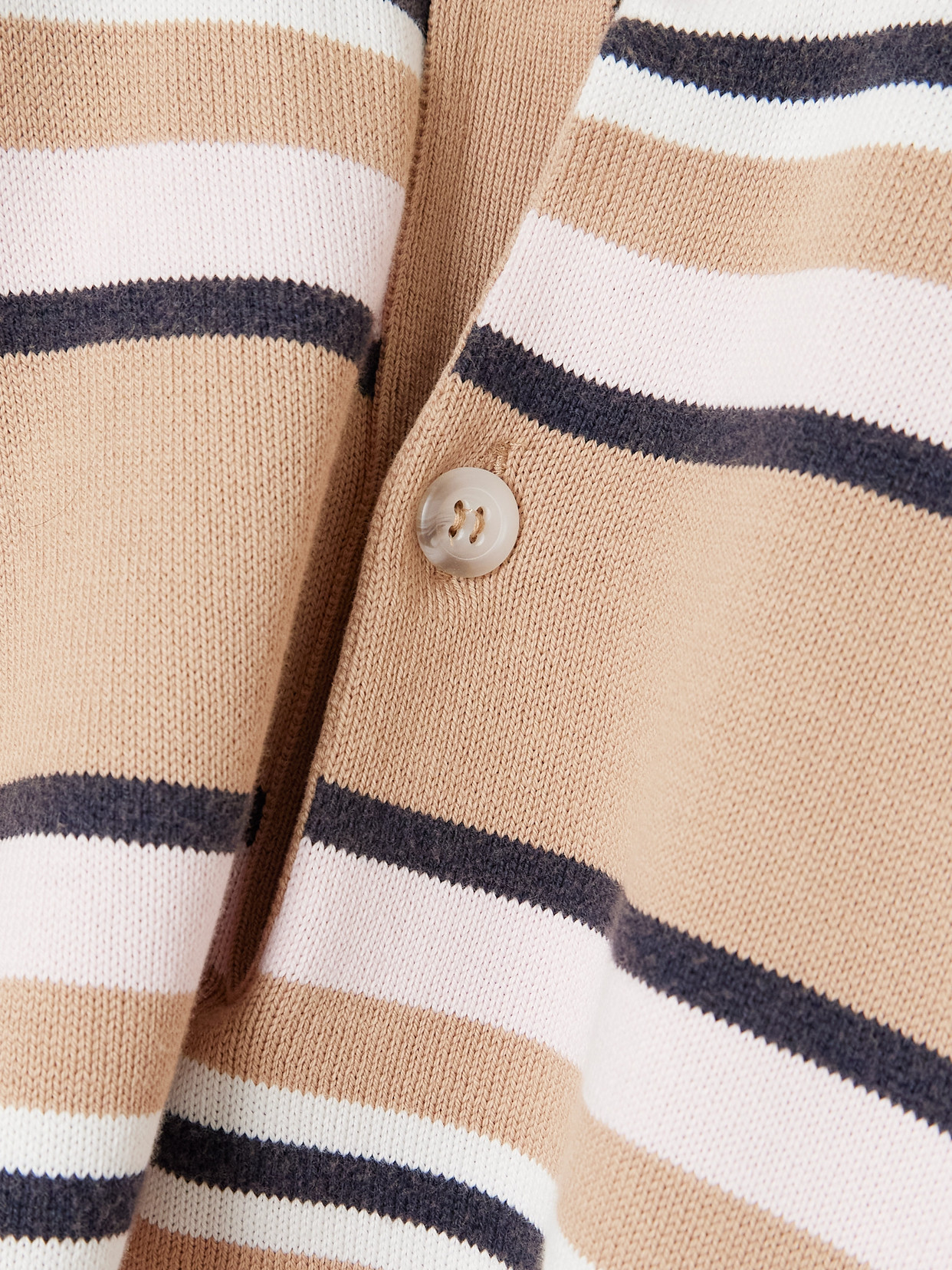 Striped Cotton-Jersey Polo