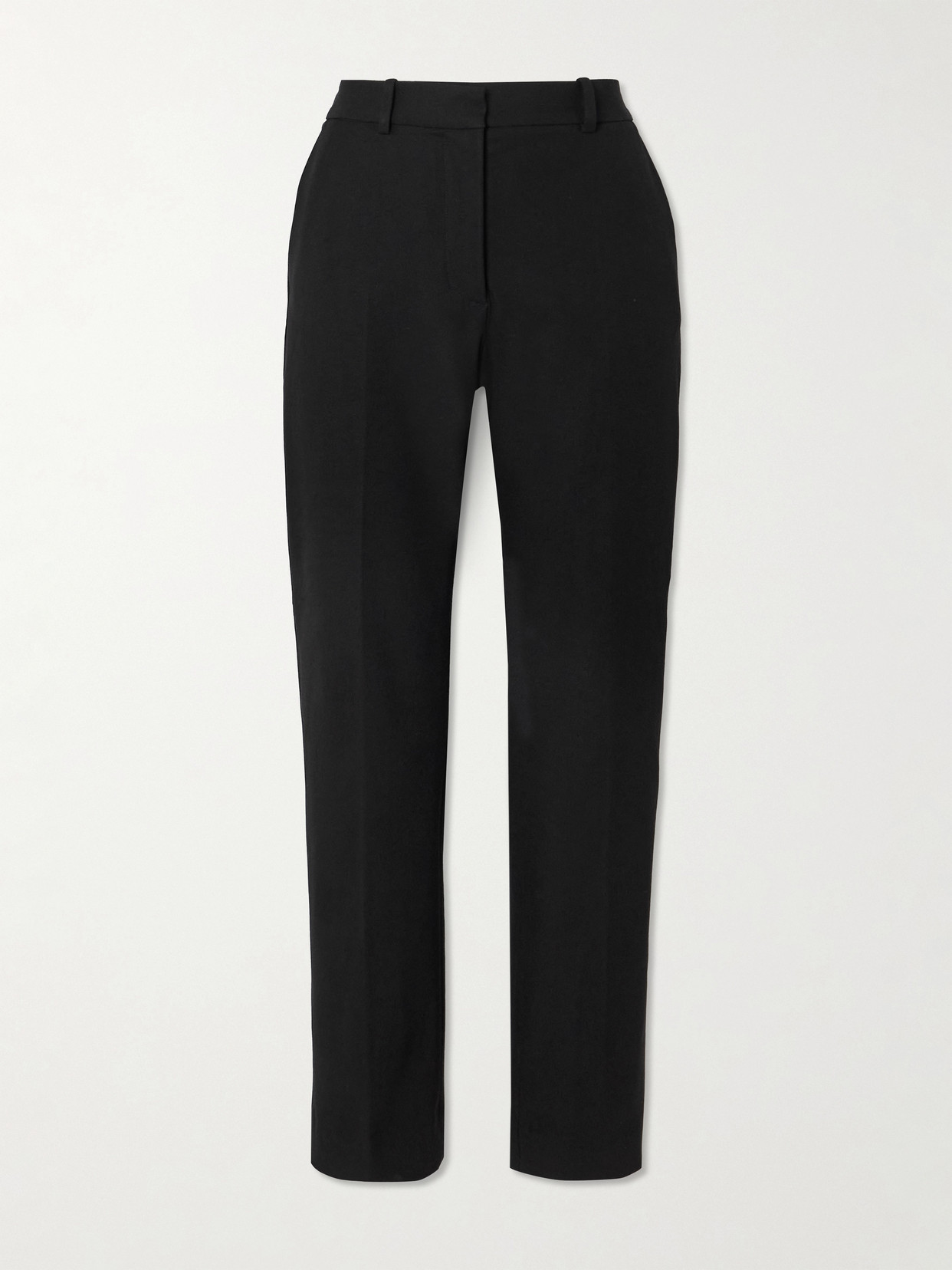 Joseph Coleman Cropped Stretch-twill Slim-leg Pants In Black