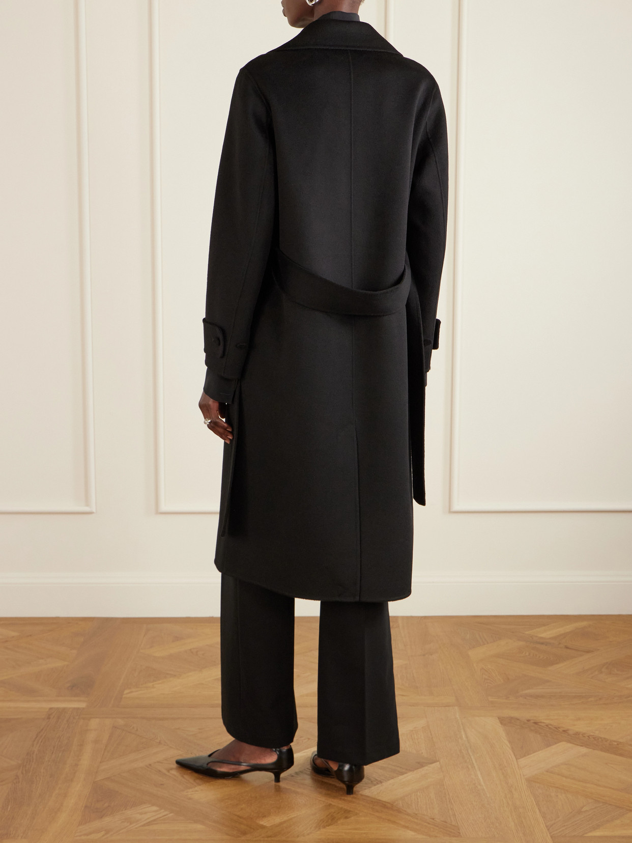 Arlina Belted Wool And Cashmere-Blend Coat