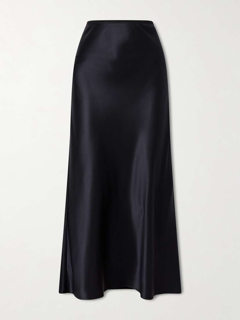 Joseph Isaak Silk-satin Maxi Skirt