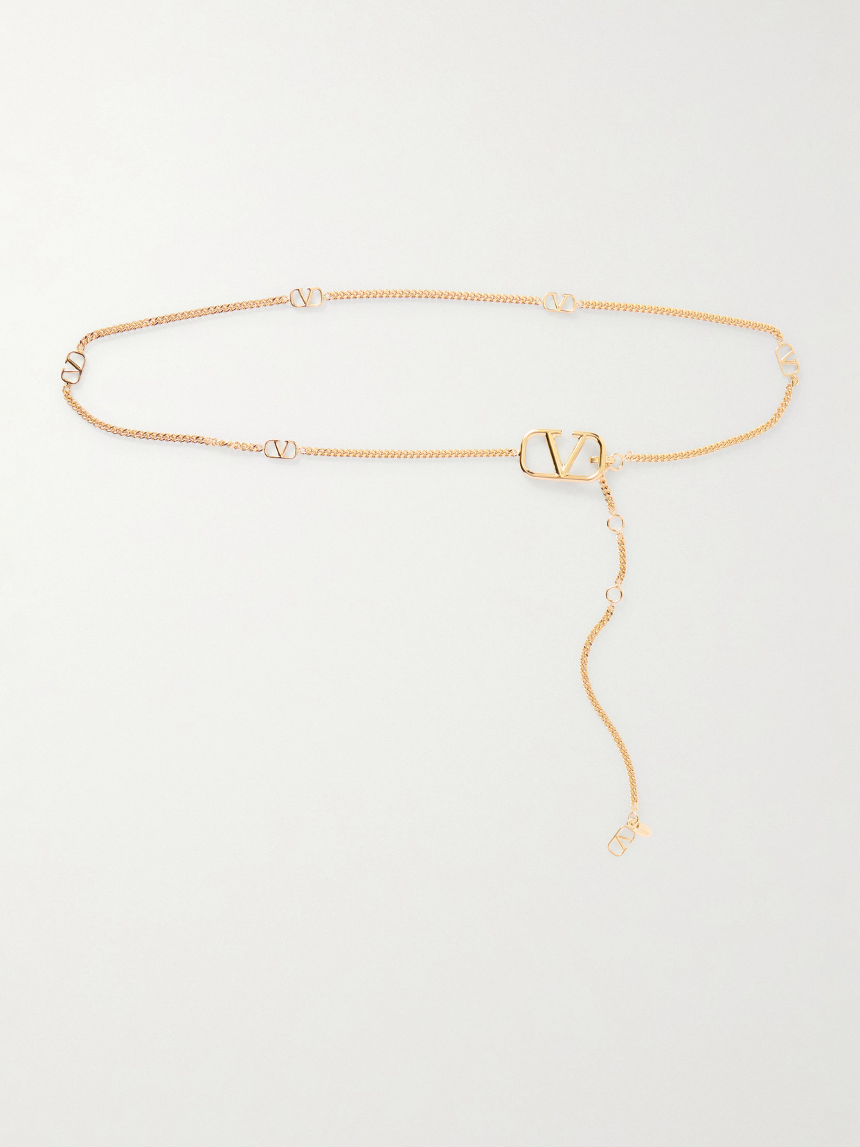 Valentino Garavani Vlogo Gold-tone Belt