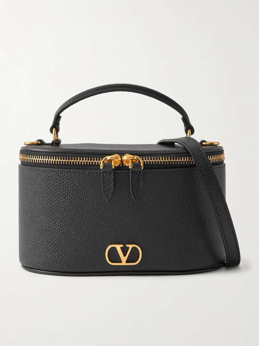 Valentino Garavani Vanity Case Textured-leather Shoulder Bag