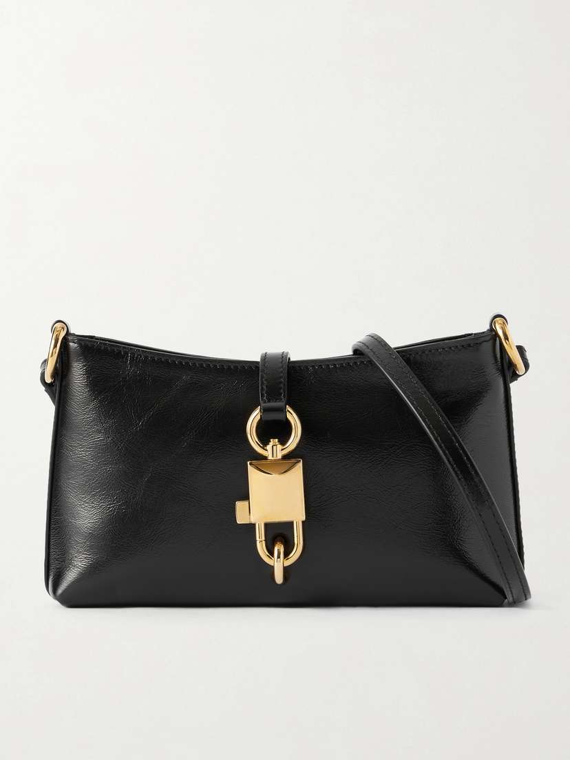 Dolce & Gabbana Lock Textured-leather Shoulder Bag