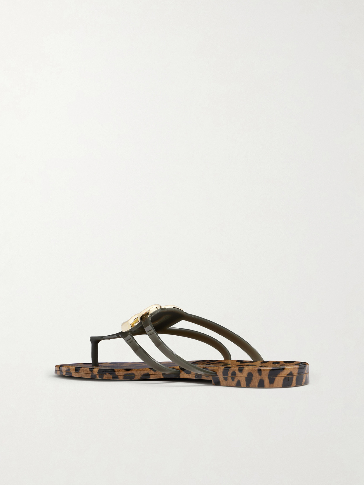 Embellished Rubber Sandals