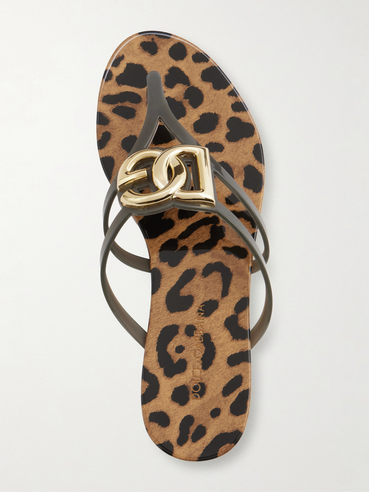 Embellished Rubber Sandals