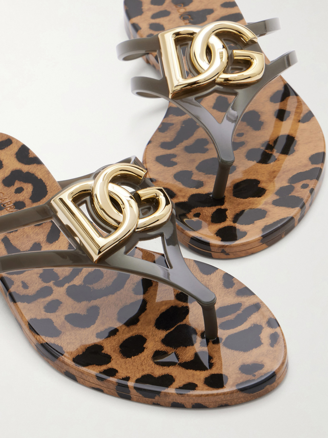 Embellished Rubber Sandals