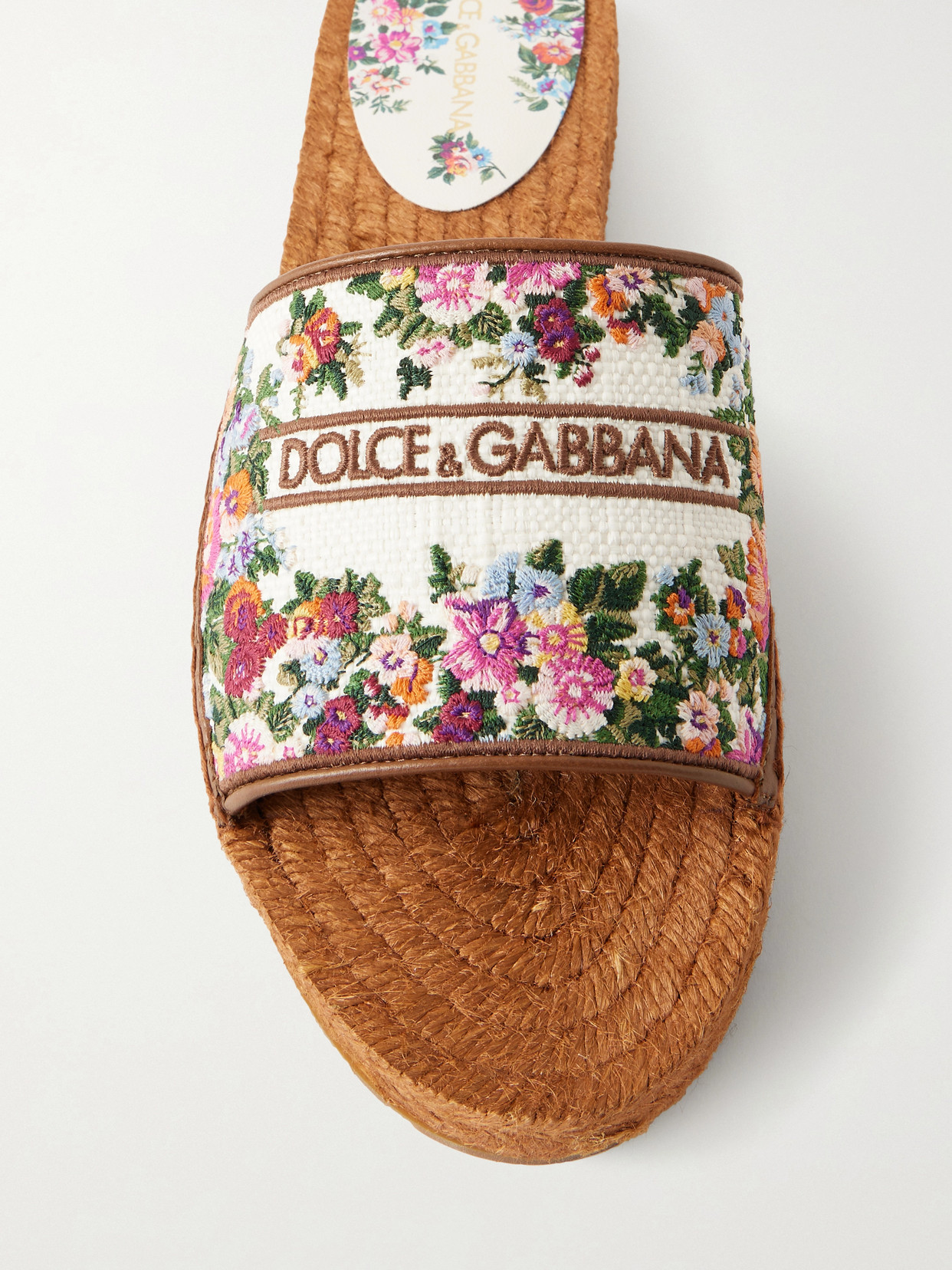 Woven Espadrille Slides
