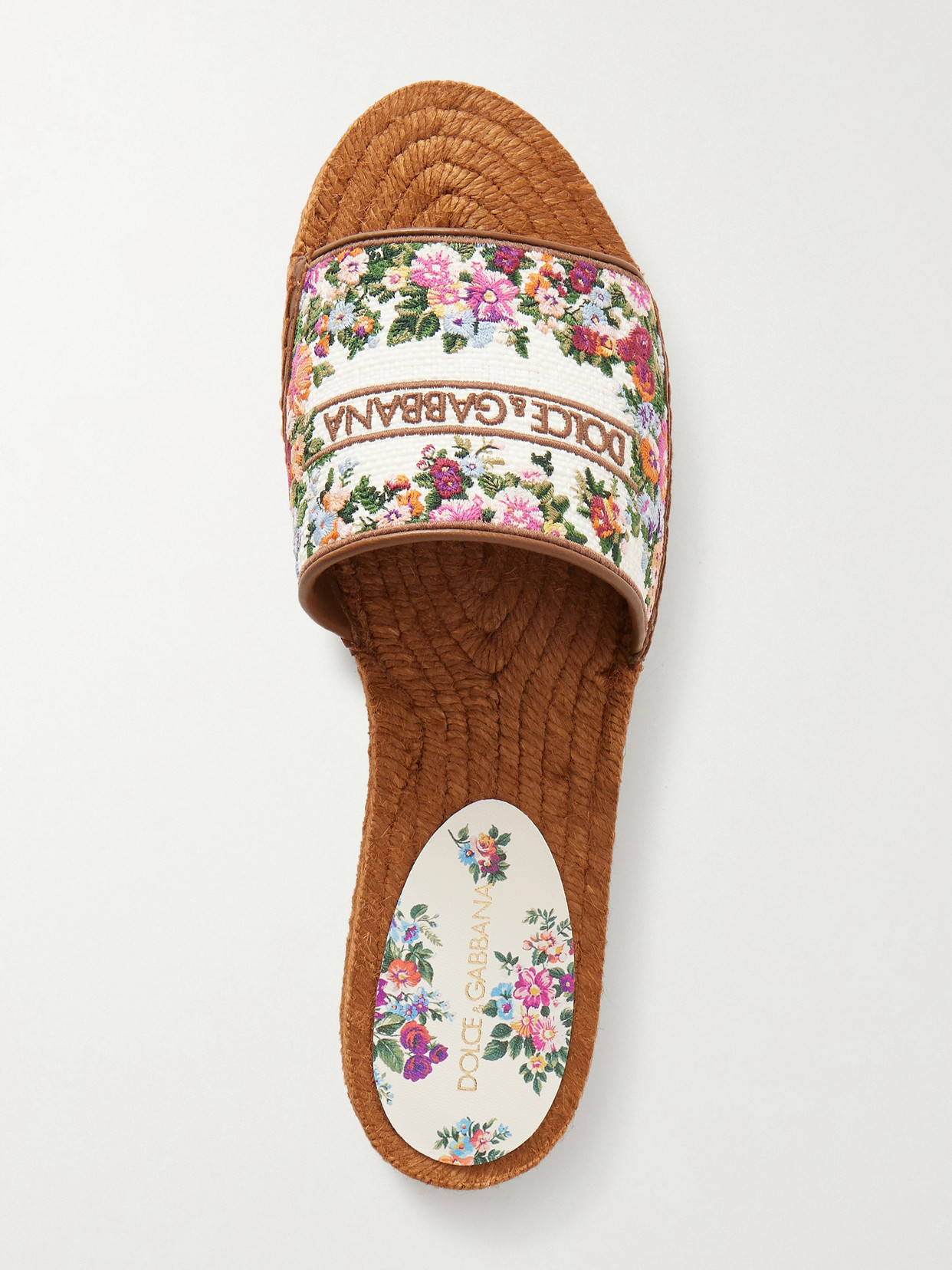 Woven Espadrille Slides