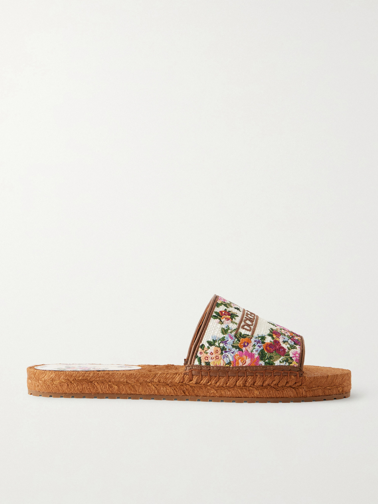 Woven Espadrille Slides
