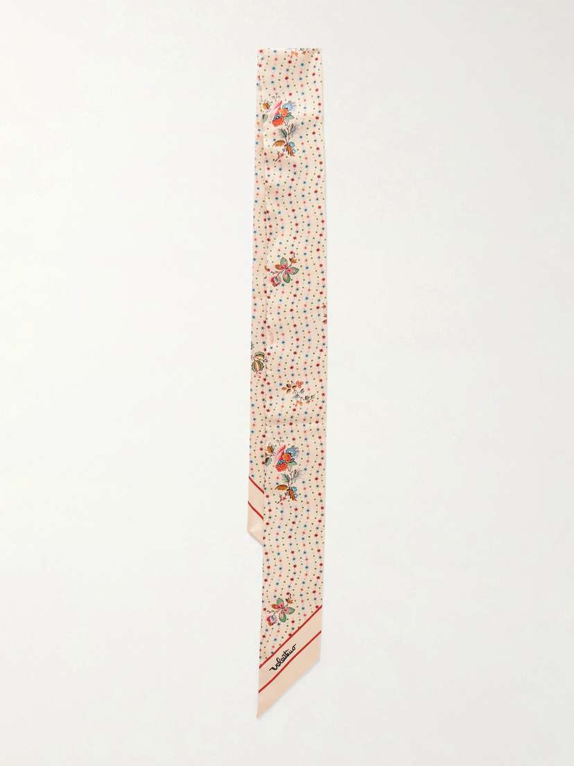 Valentino Garavani Floral-print Silk Scarf