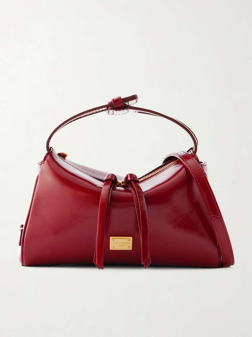 Dolce & Gabbana Vittoria Patent-leather Shoulder Bag