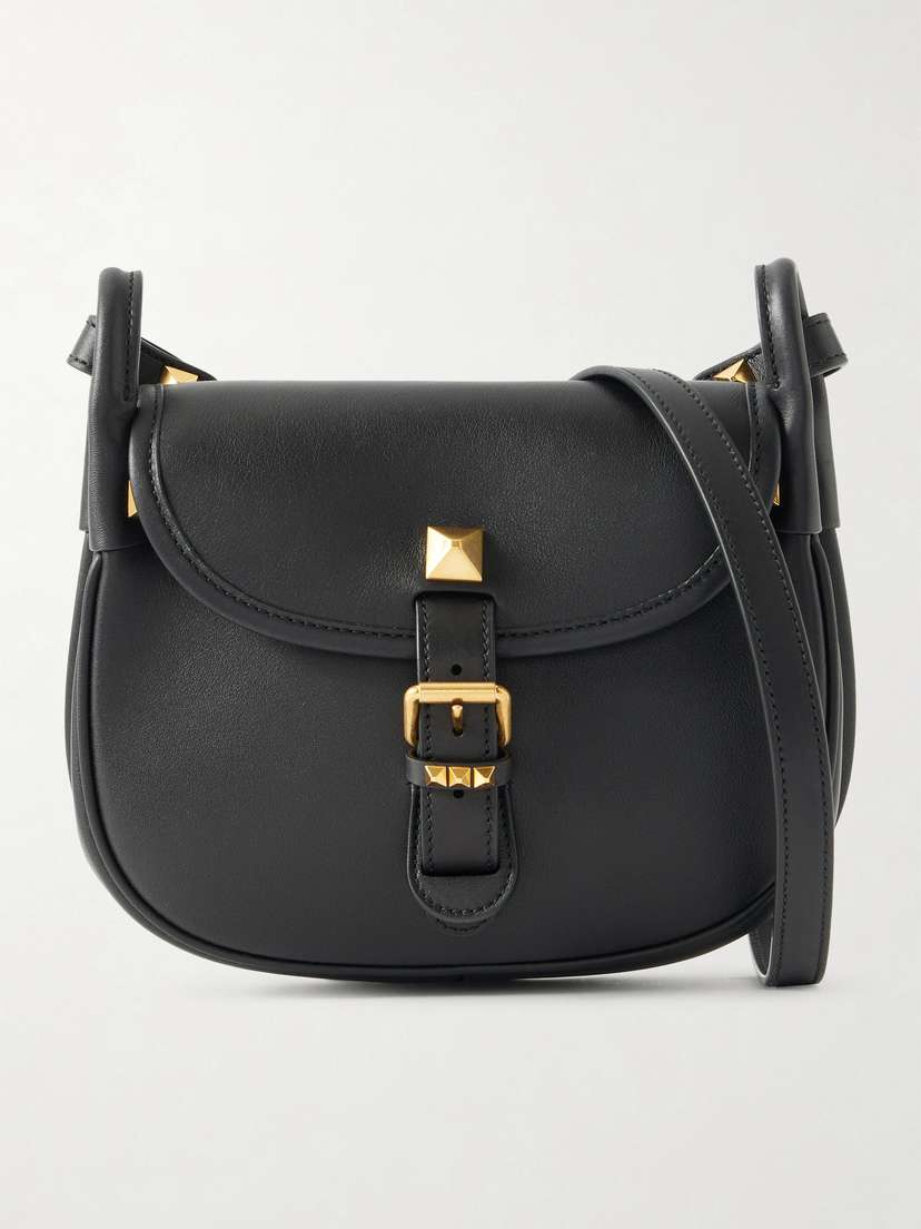 Valentino Garavani Flaneuse Small Studded Leather Shoulder Bag