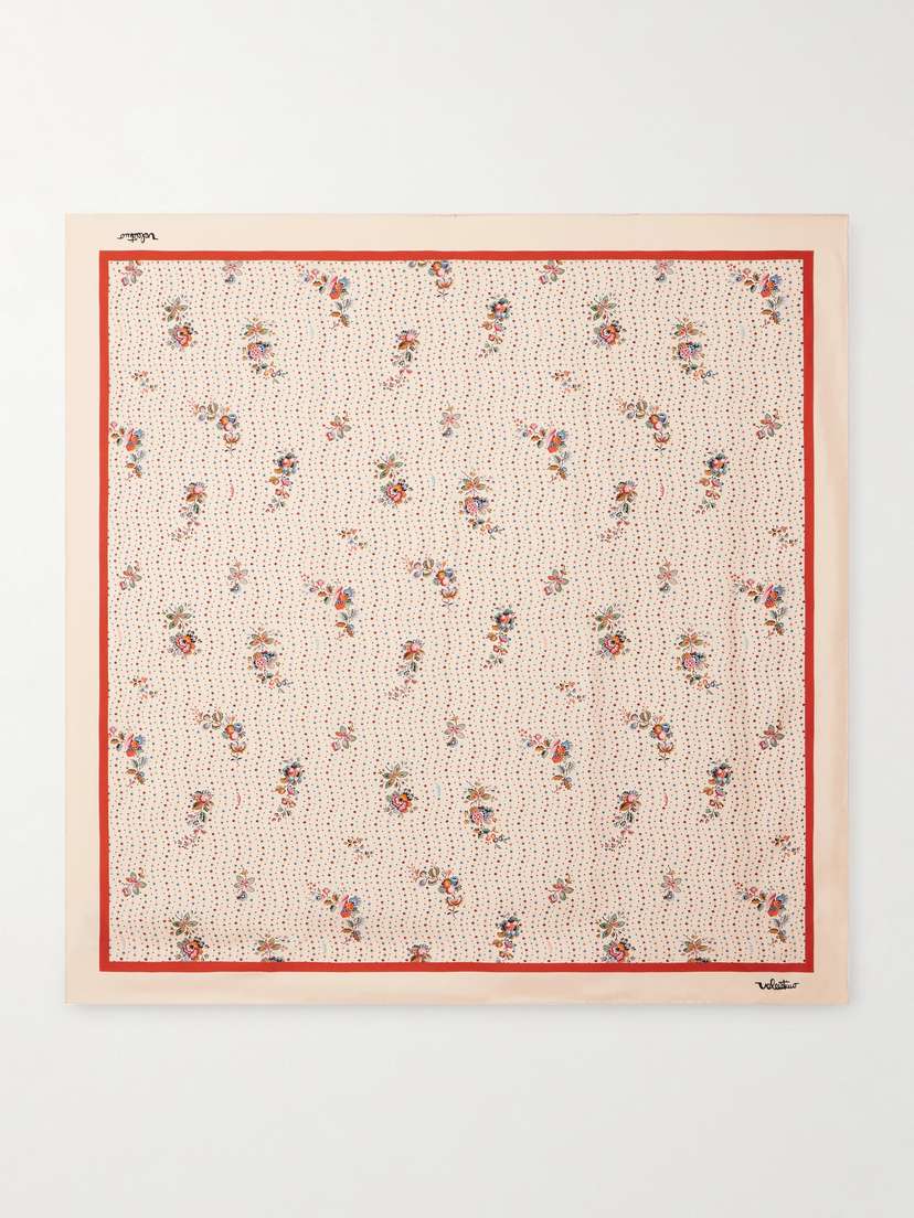Valentino Garavani Printed Silk-twill Scarf