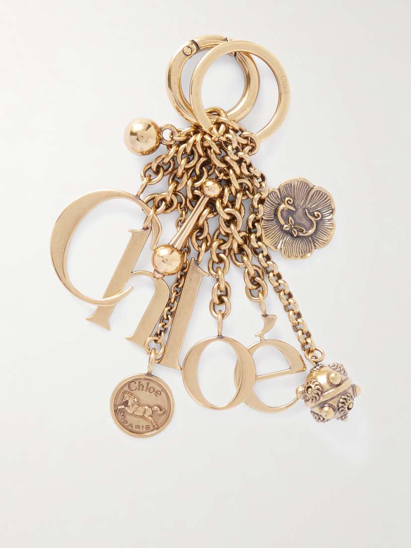 Chloé K188 Gold-tone Keychain