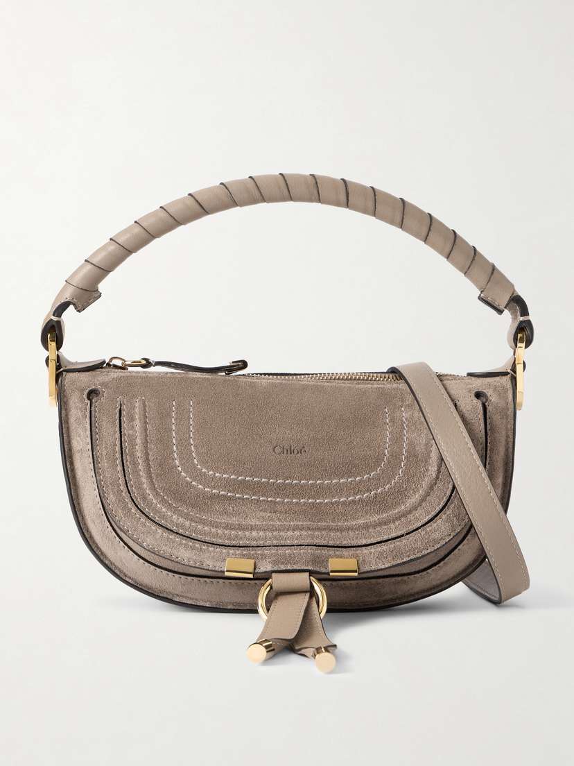 Chloé Marcie Suede Shoulder Bag