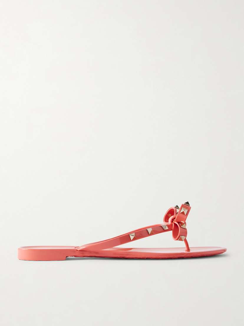 Valentino Garavani The Rockstud Rubber Flip Flops