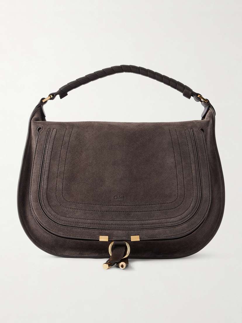 Chloé Marcie Suede Shoulder Bag