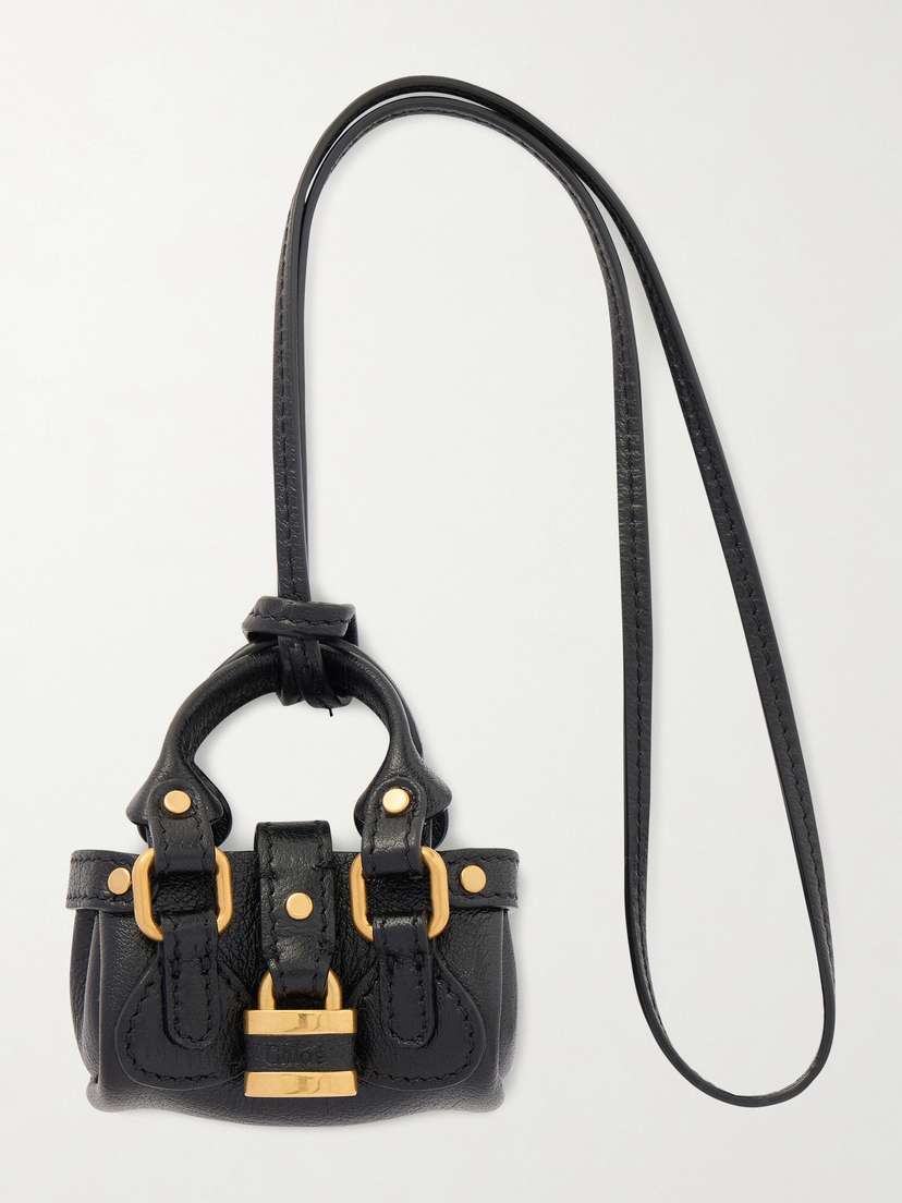 Chloé Mini Paddington Leather Key Chain