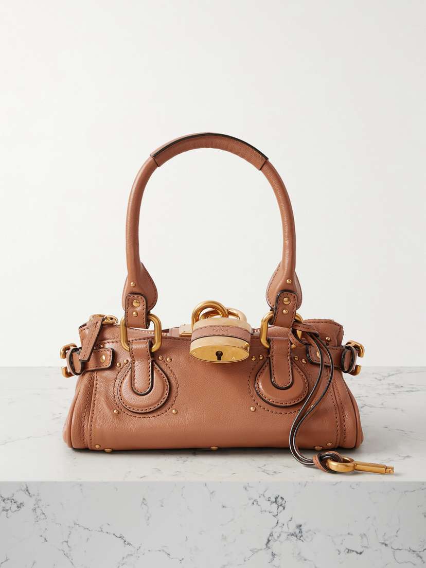 Chloe Paddington embellished leather top-handle bag