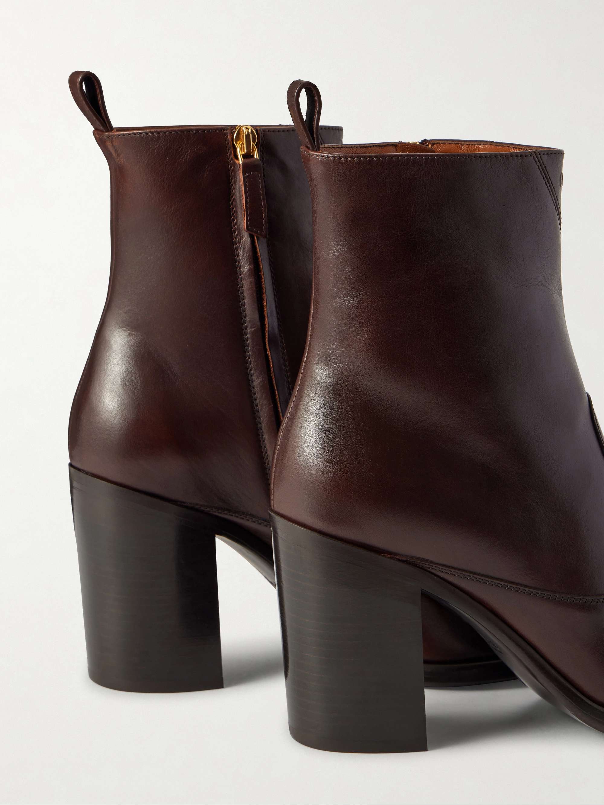 CHLOÉ Phoenix leather ankle boots | NET-A-PORTER