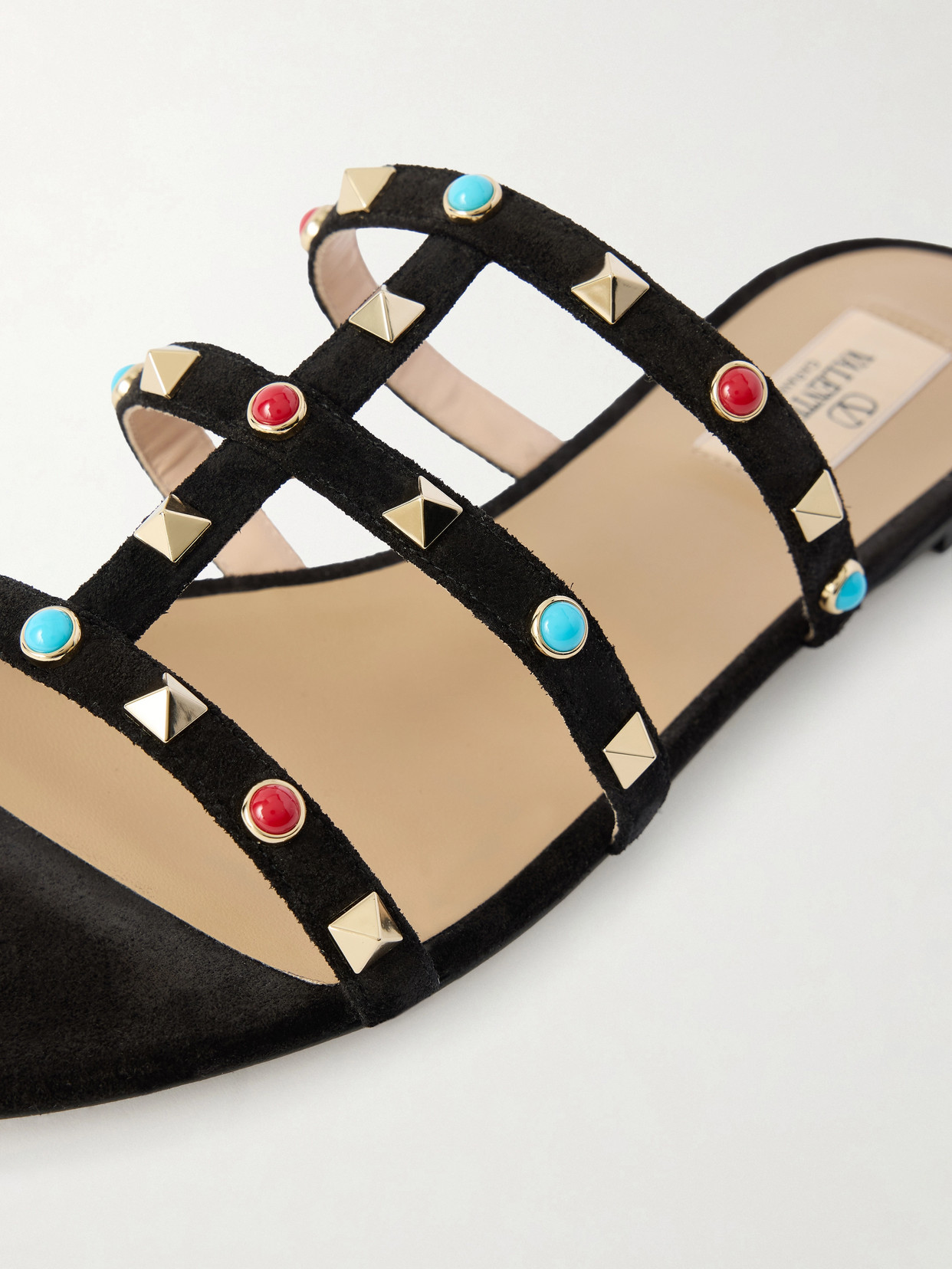 Garavani - Rockstud Bead-Embellished Sandals