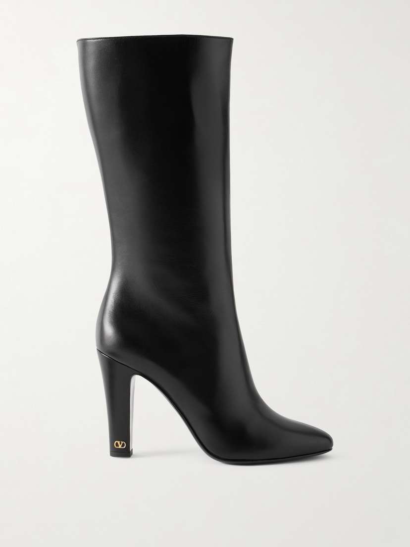 Valentino Garavani Hotty 100 Leather Knee Boots