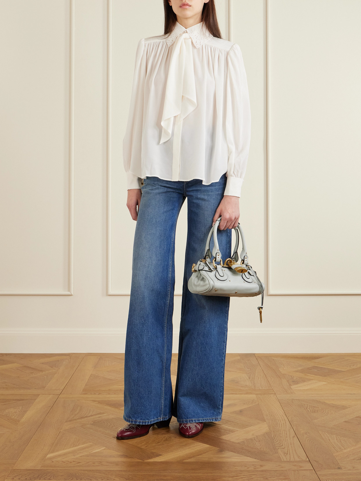 Chloé - Paddington Embellished Leather Tote