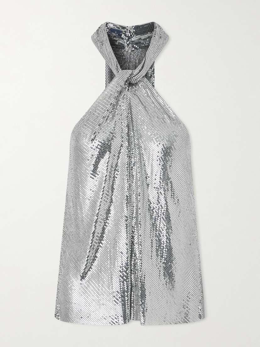 Rabanne Chainmail Halterneck Top