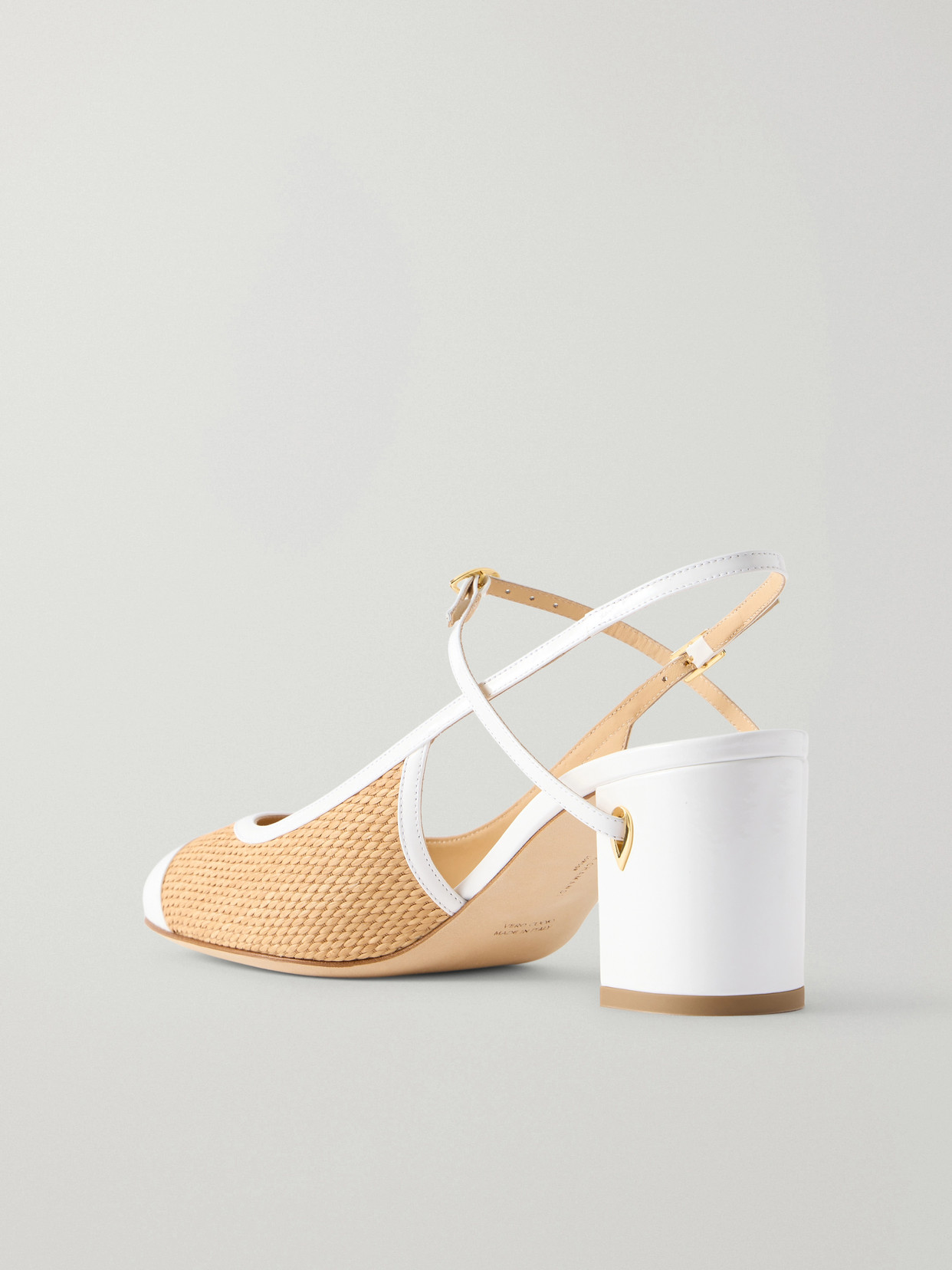 And Raffia Pumps