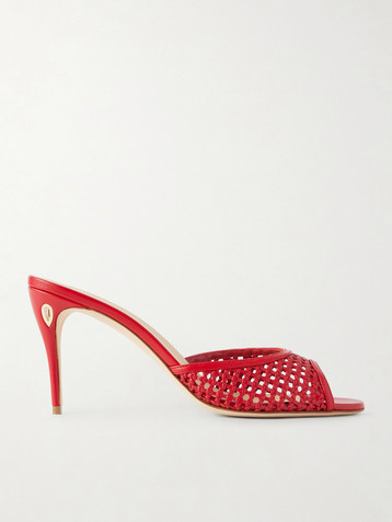 JENNIFER CHAMANDI Guido 85 woven leather mules