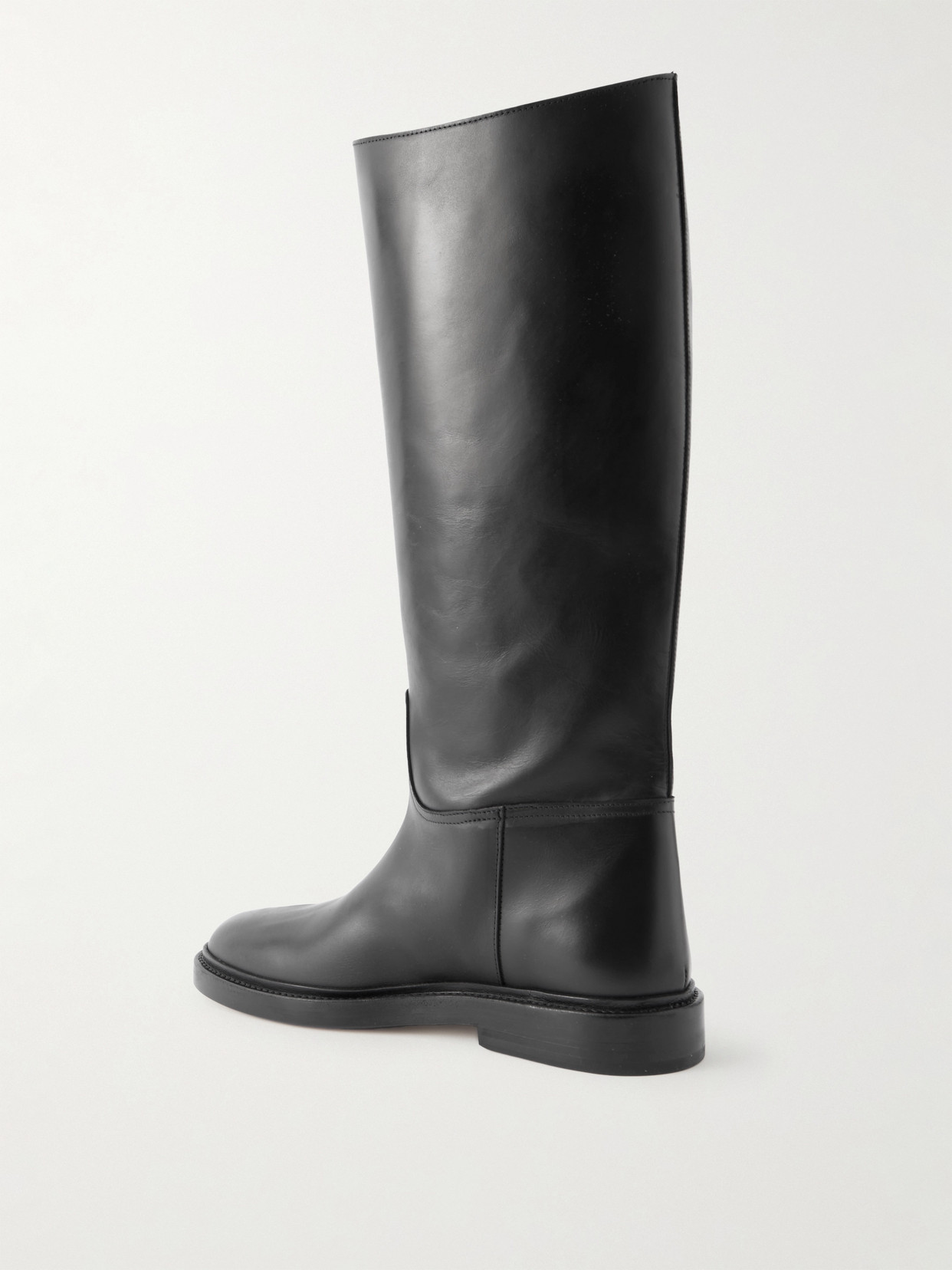 80 Leather Knee Boots
