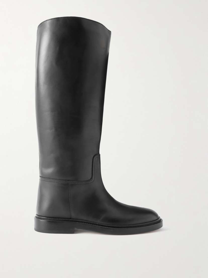 LEGRES 80 Leather Knee Boots