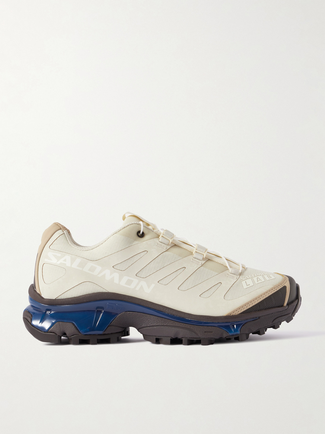 Salomon Xt-4 Og Protective Rubber-trimmed Ripstop Sneakers In Neutral