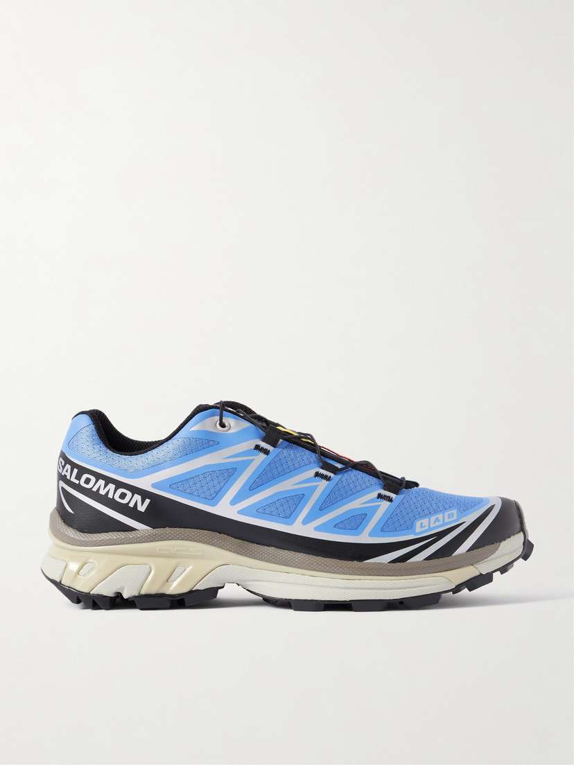 Salomon Xt-6 Rubber-trimmed Mesh Sneakers