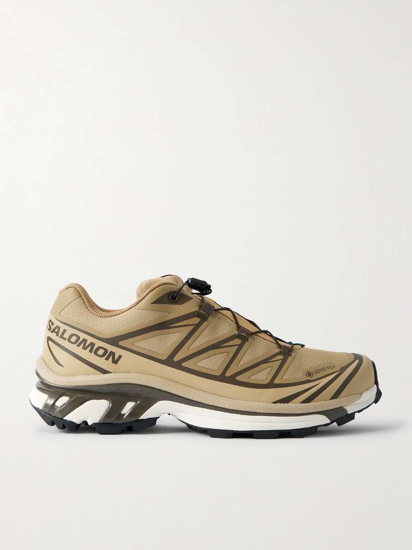 Salomon Xt-6 Tpu-trimmed Gore-tex Mesh Sneakers