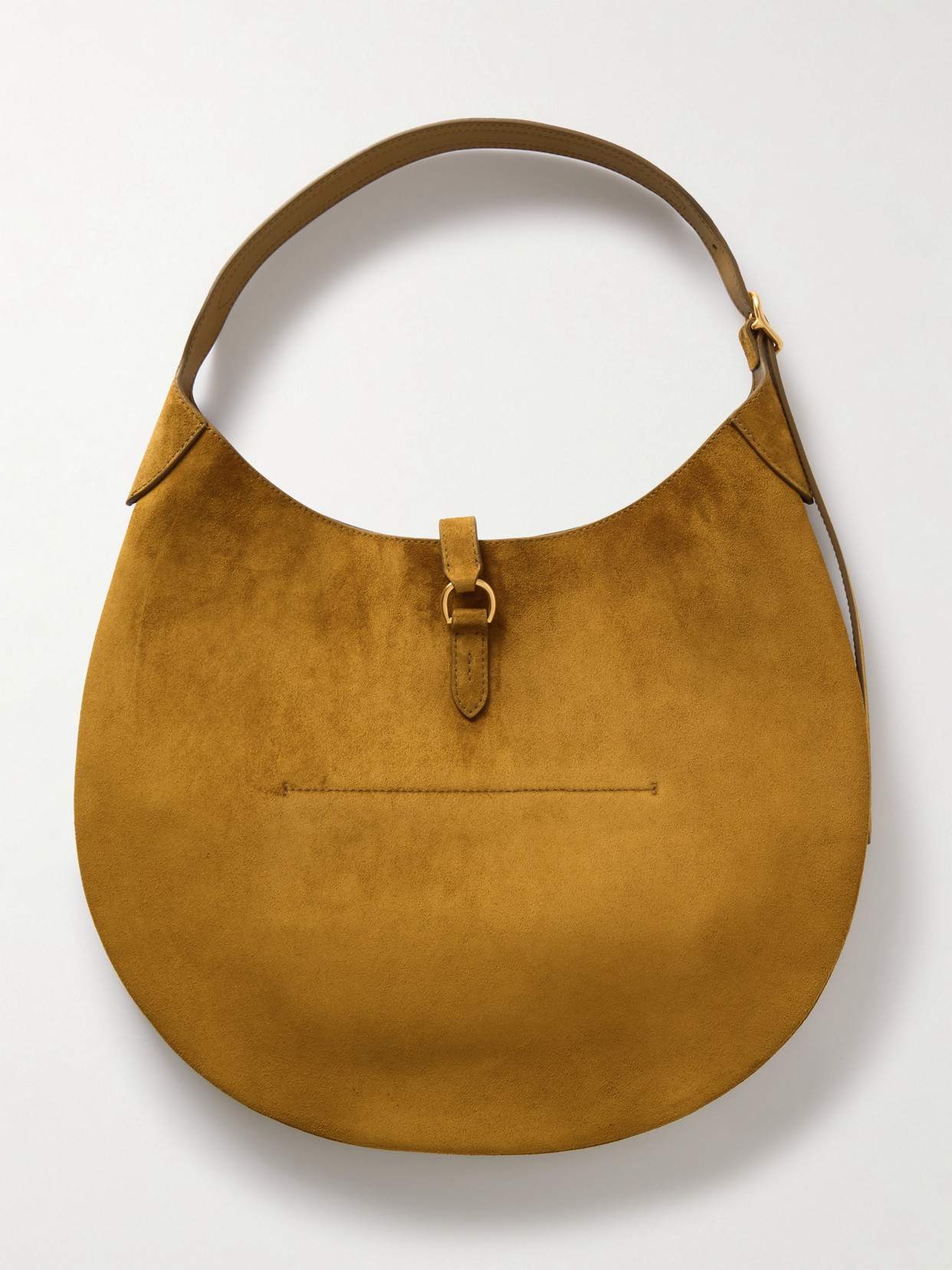 Polo Ralph Lauren Polo Id Suede Shoulder Bag In Green