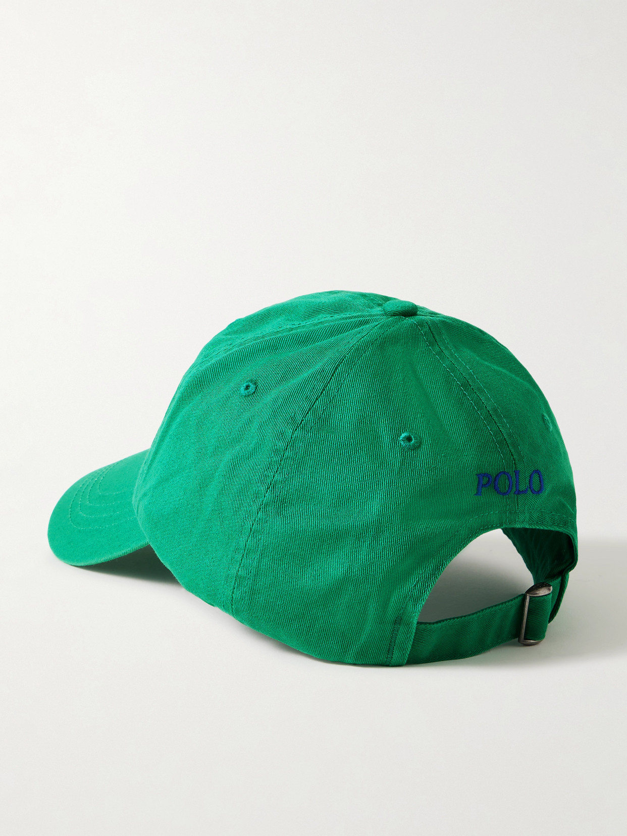Polo Ralph Lauren Embroidered Cotton-twill Cap In Green