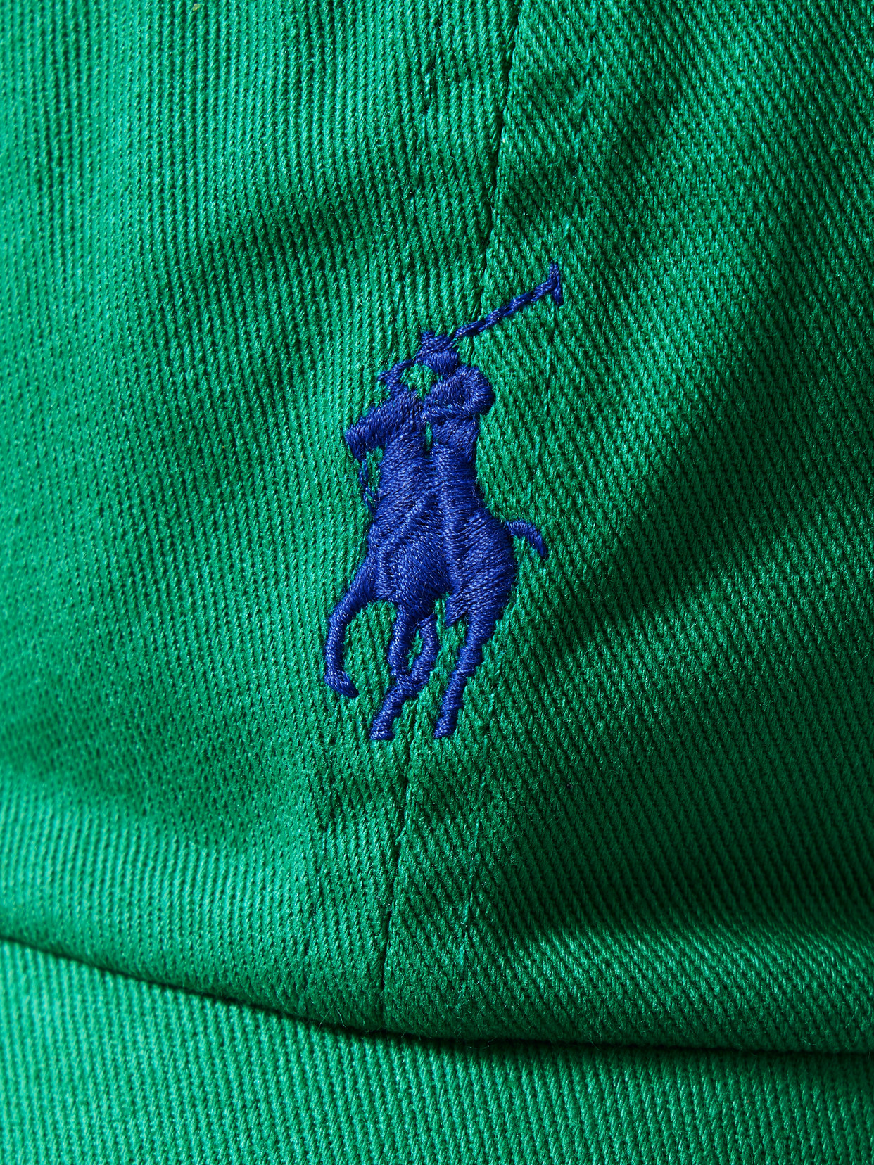 Polo Ralph Lauren Embroidered Cotton-twill Cap In Green