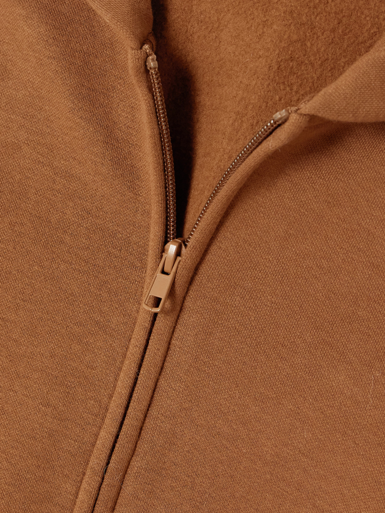 Skims Classic Zip Up Hoodie In Brown
