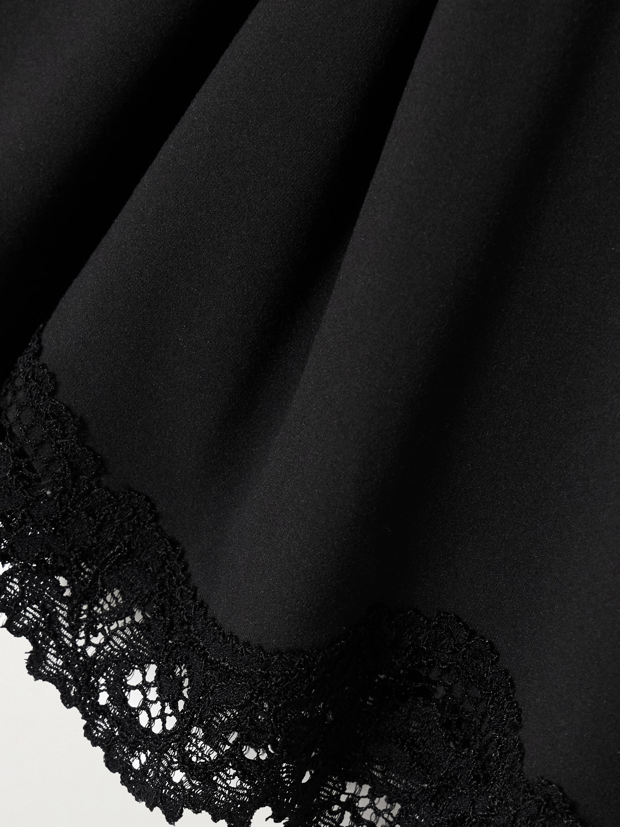 Skims Fits Everybody Lace Triangle Cami And Boy Short Set In Black