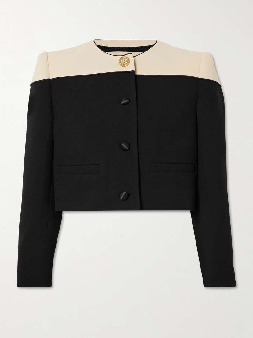 Valentino Garavani — Two-tone wool jacket