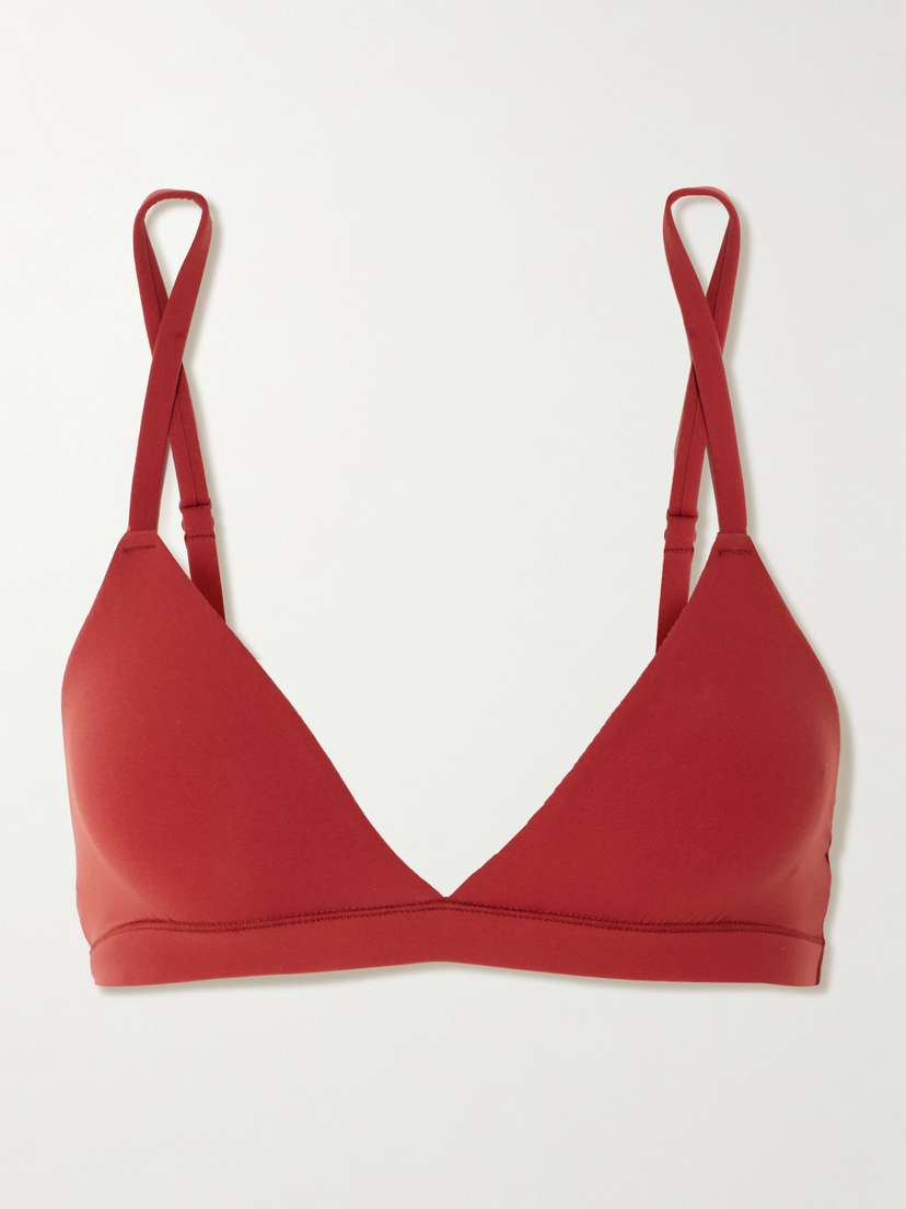 Skims Fits Everybody Triangle Bralette - Brick